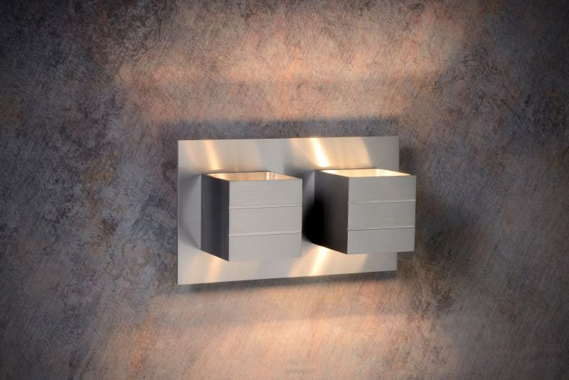 BOK 69B - Nástenné svietidlo - 2xG9/40W - Saténový chróm